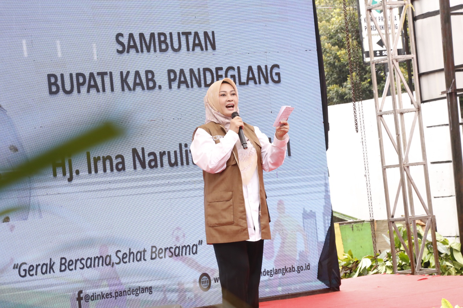 Monetum HKN, Bupati Pandeglang Ajak Warga Hidup Sehat Supaya Lebih Produktif