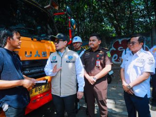 Pimpin Razia Truk Odol, Wawalkot Tangsel Pilar Ancam Blacklist Pengusaha Bandel